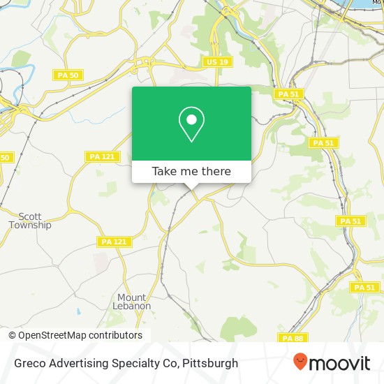 Greco Advertising Specialty Co map