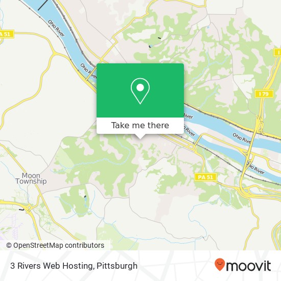 3 Rivers Web Hosting map