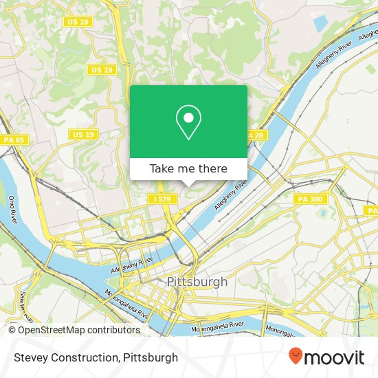 Stevey Construction map