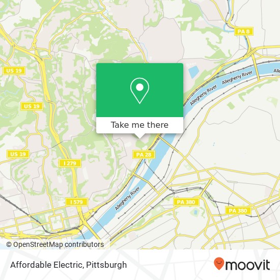 Affordable Electric map