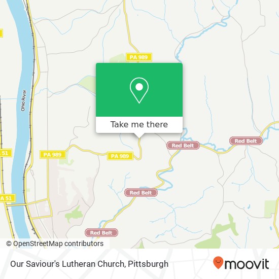 Our Saviour's Lutheran Church map