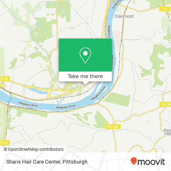 Sharis Hair Care Center map