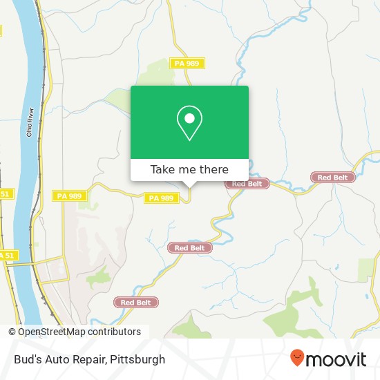Bud's Auto Repair map