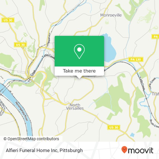 Mapa de Alfieri Funeral Home Inc