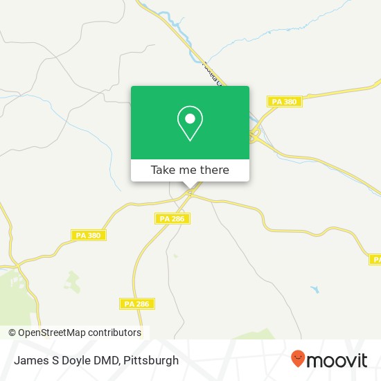 Mapa de James S Doyle DMD