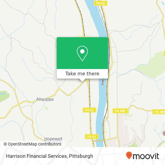 Harrison Financial Services map