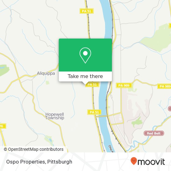 Ospo Properties map