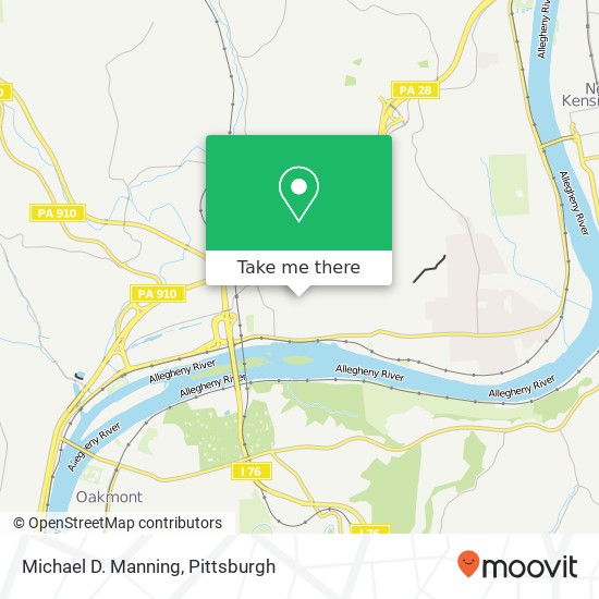 Michael D. Manning map