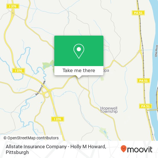 Allstate Insurance Company - Holly M Howard map
