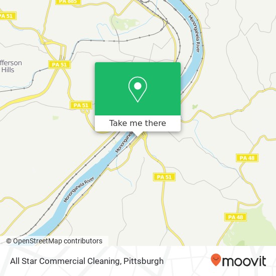 Mapa de All Star Commercial Cleaning