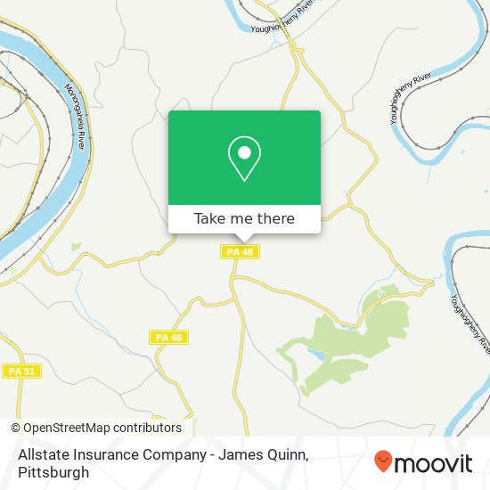 Mapa de Allstate Insurance Company - James Quinn