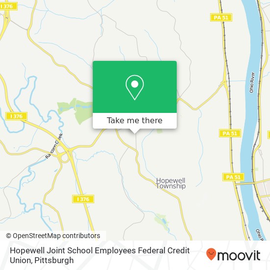 Hopewell Joint School Employees Federal Credit Union map