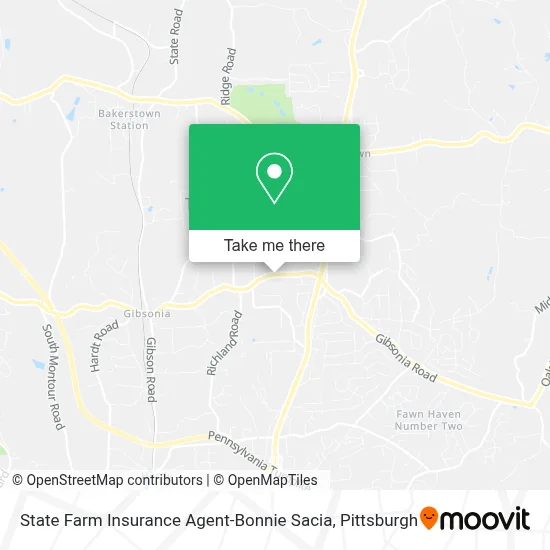 State Farm Insurance Agent-Bonnie Sacia map