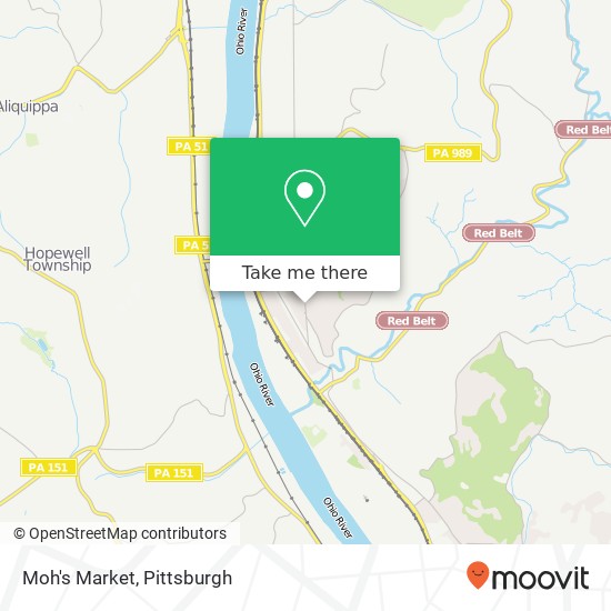 Mapa de Moh's Market