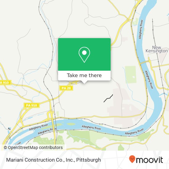 Mariani Construction Co., Inc. map