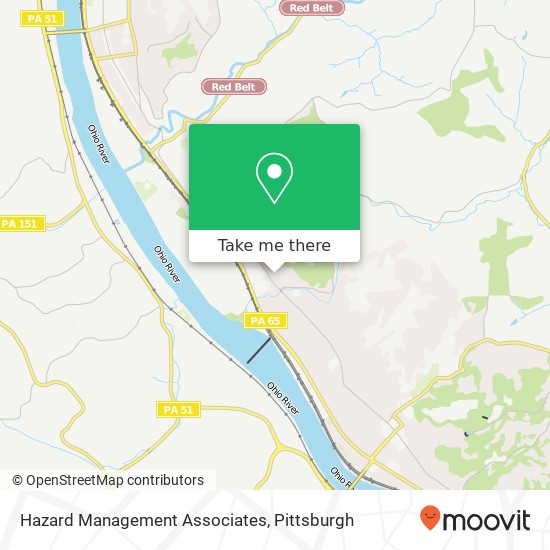 Mapa de Hazard Management Associates
