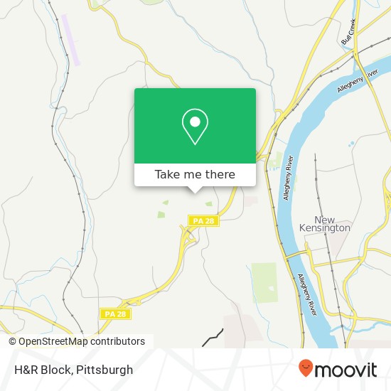 H&R Block map