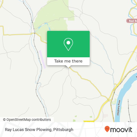 Ray Lucas Snow Plowing map