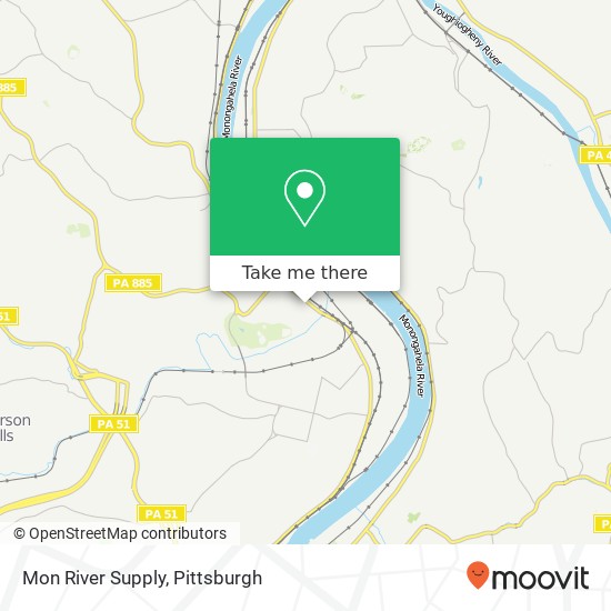 Mapa de Mon River Supply