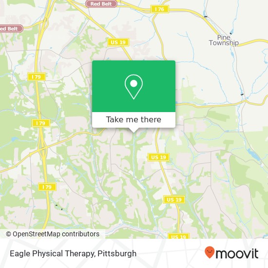 Mapa de Eagle Physical Therapy