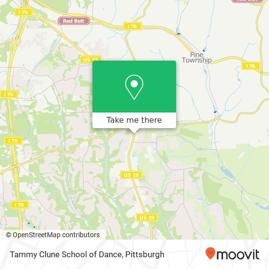 Tammy Clune School of Dance map