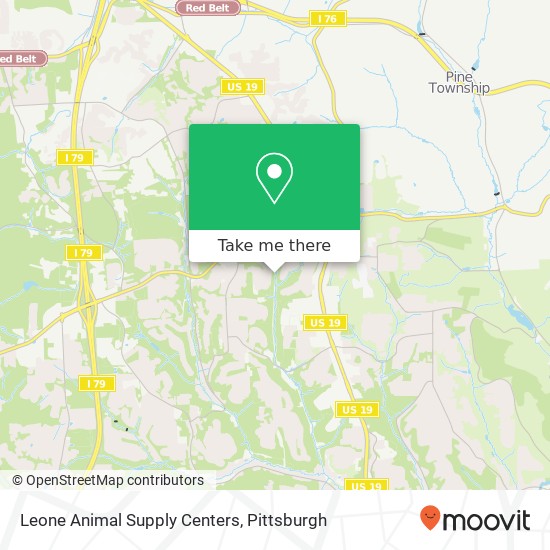 Leone Animal Supply Centers map