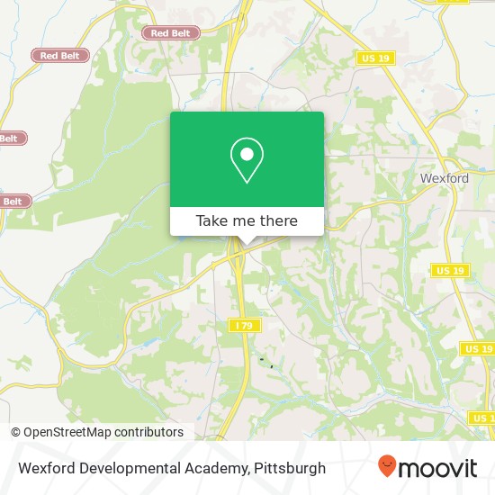 Wexford Developmental Academy map