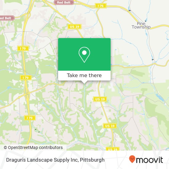 Mapa de Dragun's Landscape Supply Inc