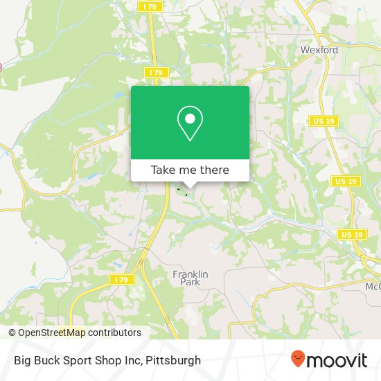 Mapa de Big Buck Sport Shop Inc