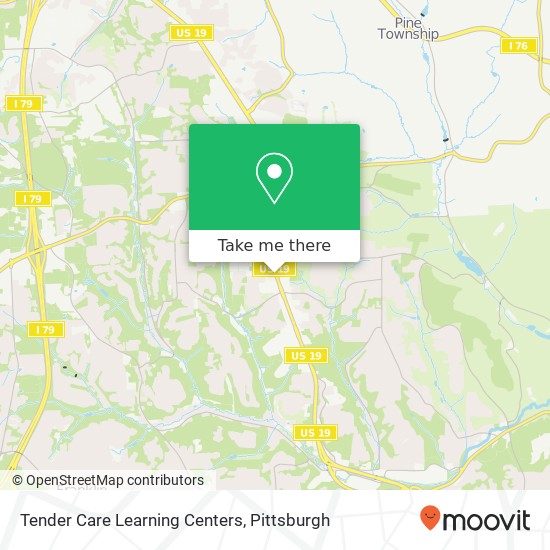 Tender Care Learning Centers map