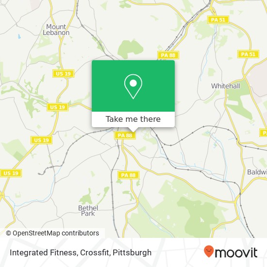 Integrated Fitness, Crossfit map