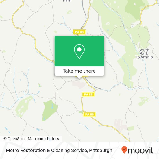 Mapa de Metro Restoration & Cleaning Service