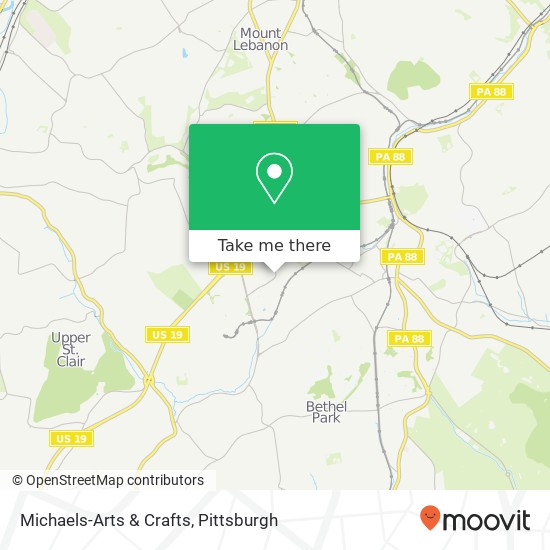 Michaels-Arts & Crafts map