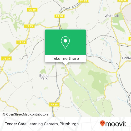 Tender Care Learning Centers map