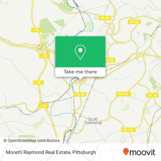Mapa de Moretti Raymond Real Estate