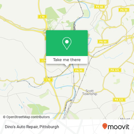 Mapa de Dino's Auto Repair