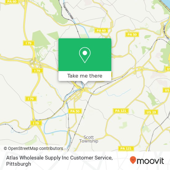 Atlas Wholesale Supply Inc Customer Service map