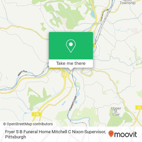 Fryer S B Funeral Home Mitchell C Nixon-Supervisor map