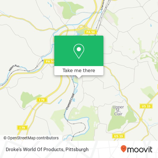 Droke's World Of Products map