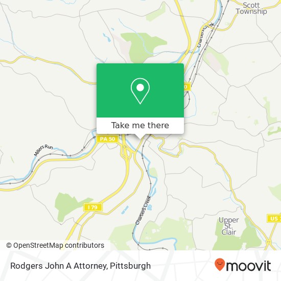 Mapa de Rodgers John A Attorney