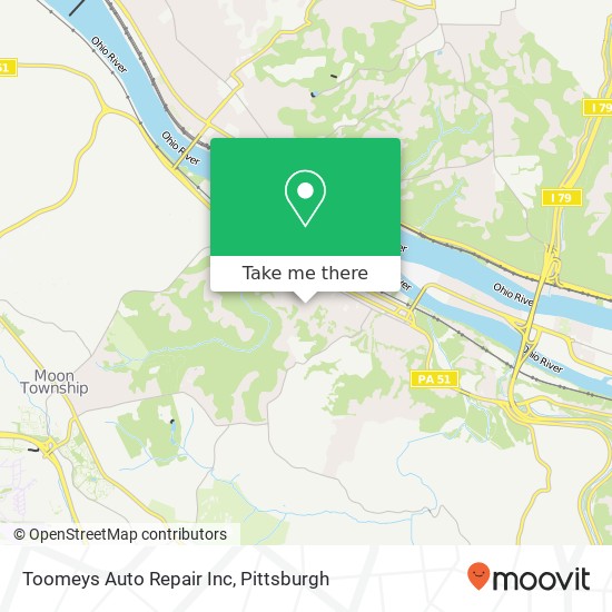 Toomeys Auto Repair Inc map