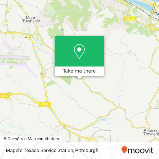 Mapa de Mapel's Texaco Service Station