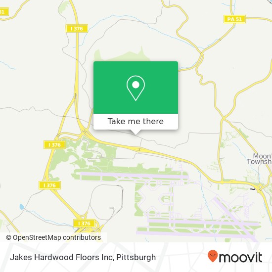 Mapa de Jakes Hardwood Floors Inc