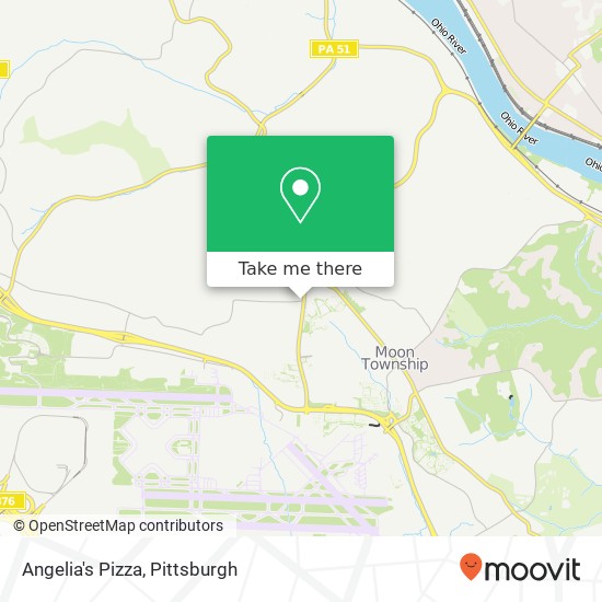 Angelia's Pizza map