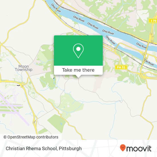 Christian Rhema School map