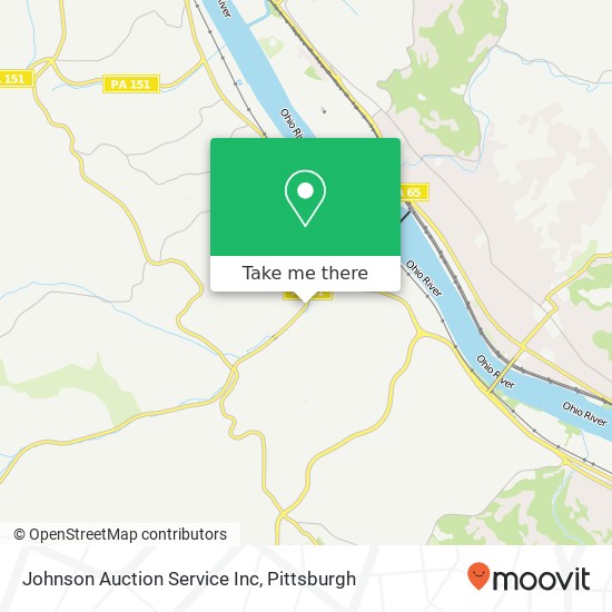 Mapa de Johnson Auction Service Inc