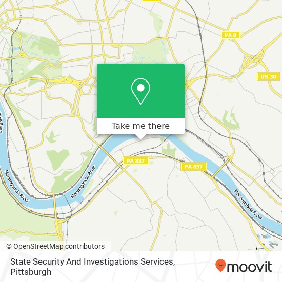 State Security And Investigations Services map