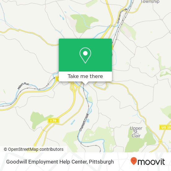 Mapa de Goodwill Employment Help Center