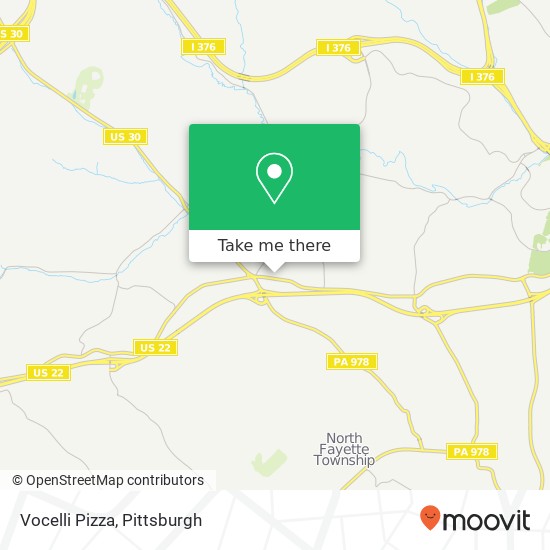 Mapa de Vocelli Pizza