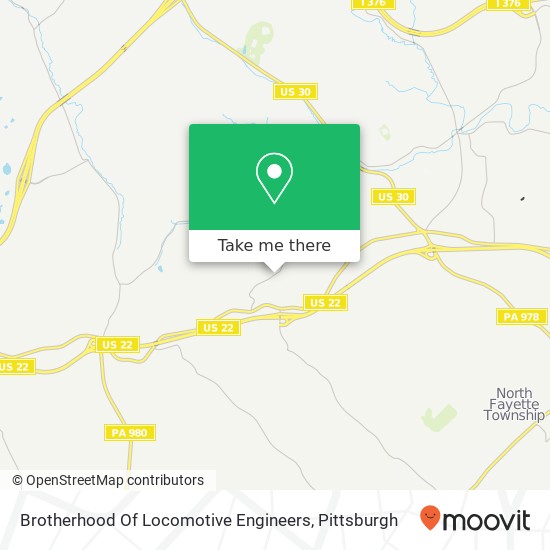 Brotherhood Of Locomotive Engineers map